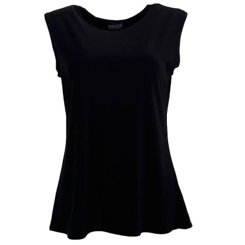 Saloos Black Sleeveless Top